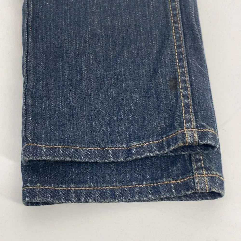 Levi's Boys 16 Reg Dark Wash Stretch Cotton 511 Skinny Denim Jeans Blue Size 28x